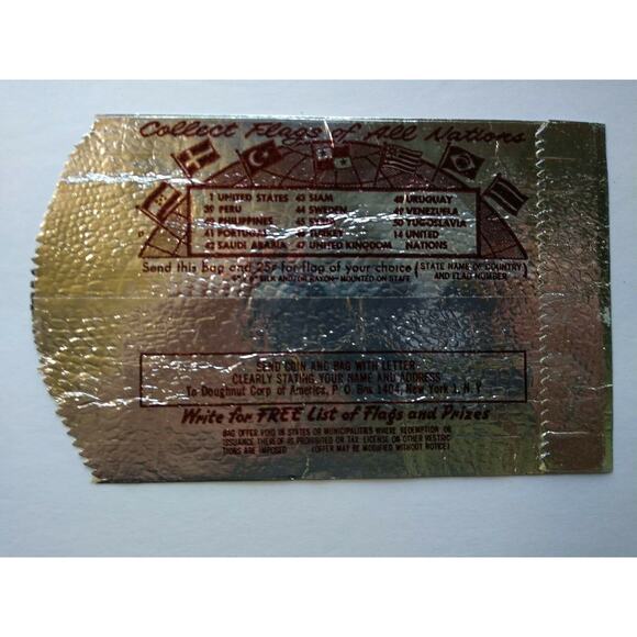 Howdy Doody Ice Cream Bar Foil Wrapper Vintage Deluxe NOS Flag Advertising 1950s - Picture 5 of 5